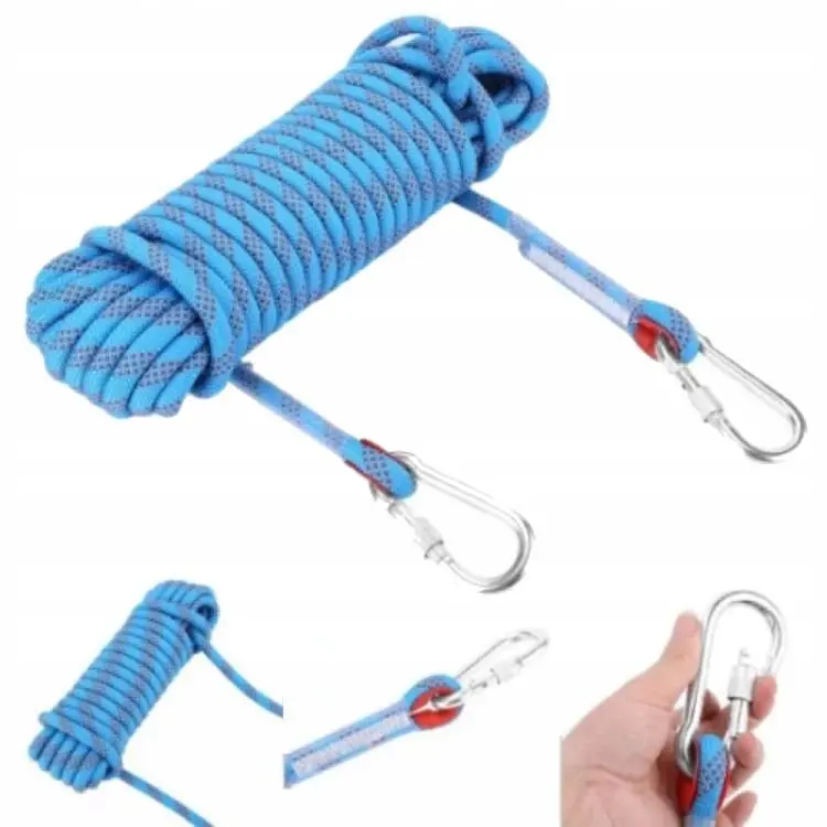 Lina 12mm 20m z karabińczykiem