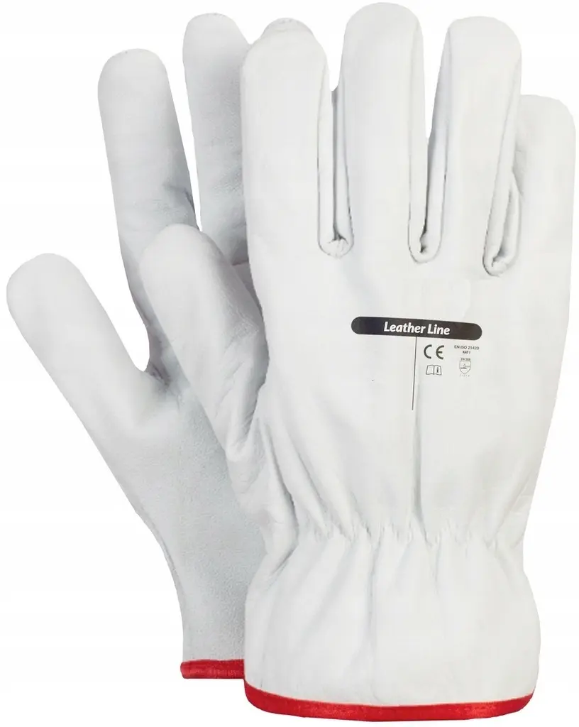RĘKAWICE ROBOCZE Rękawiczki skórzane spawalnicze do spawania ochronne INDEX BHP 