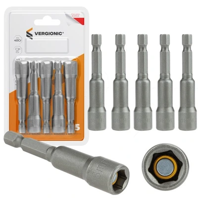 Końcówka do wkrętów bit z łbem sześciokątnym 10mm 5 sztuk 8060