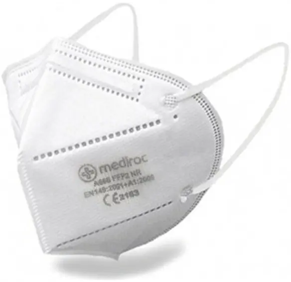 Maski przeciwpyłowe UK58 FFP2 NR półmaska 20 sztuk Białe