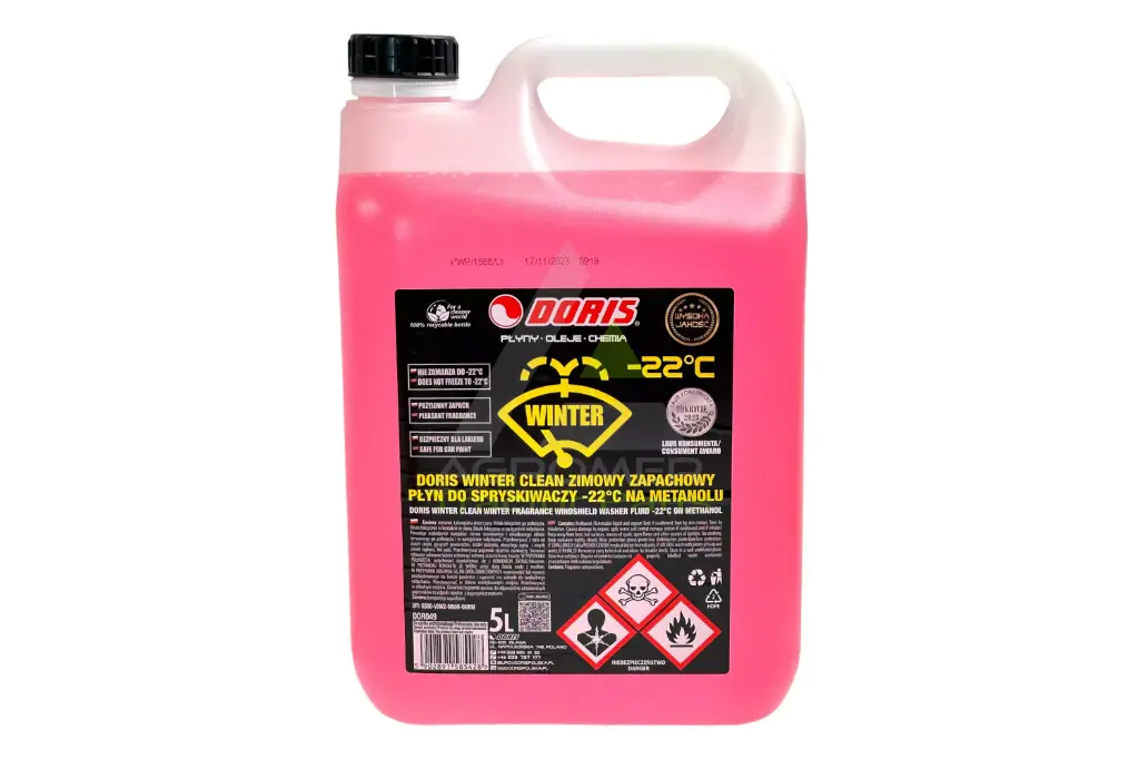 Płyn do spryskiwaczy 5 l zimowy Doris 