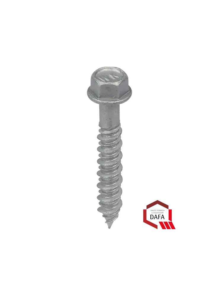 WB6-D Wkręt samogwintujący do mocowania hydroizolacji dachów płaskich z podkładkami typu KD KLIMAS