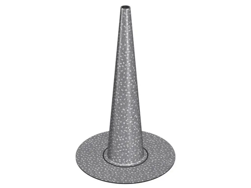 Kołnierz uszczelniający stożek jasnoszary F91 PVC PROTAN