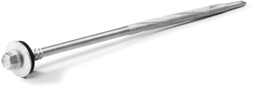 Wkręty samowiercące do płyt warstwowych z powłoką zinc-flake do 12 mm R-ONR 5,5/6,3 z podkładką A19 RAWLPLUG