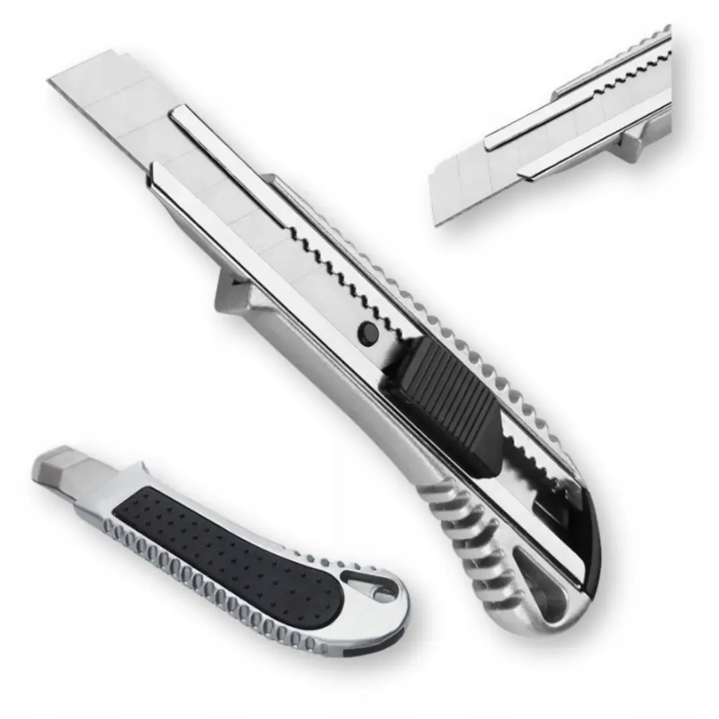 Nóż z ostrzem łamanym 18 mm, metalow