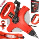 Miara Taśma Miernicza Metrówka Taśmowa Zwijana Miarka Z Uchwytem 50M 