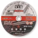 Tarcza do szlifierki do cięcia metalu INTER-VIS ECO 230mm x 2,0mm x 22,23mm 