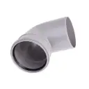 Kolano kanalizacyjne Pipelife 90° 110 mm szare 